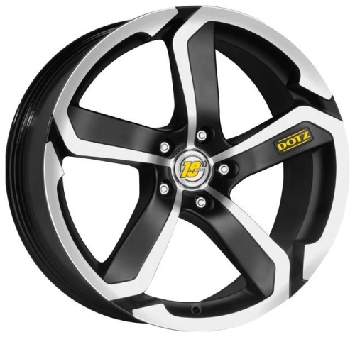 Dotz Hanzo 8,5x19 5x120 ET 15 Dia 74,1 (Черный с полированной лицевой поверхностью)